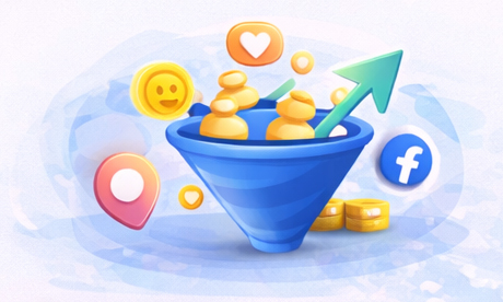 lead gen icon funnel